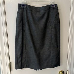 Ann Taylor grey pencil suit skirt